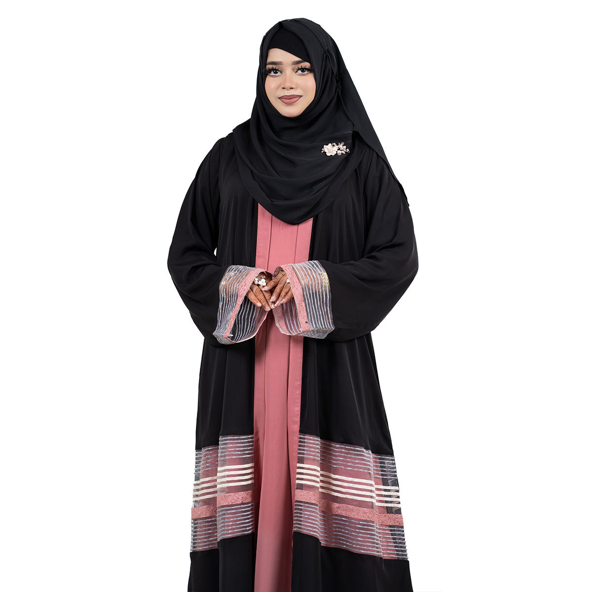 Ameera Cover-up | Pink & Ash