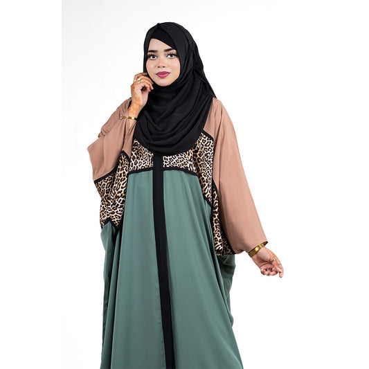 Noorina Kaftan |  Black, Mustard & Sage Green