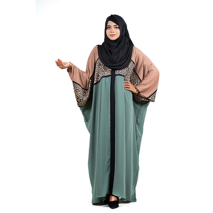 Noorina Kaftan |  Black, Mustard & Sage Green