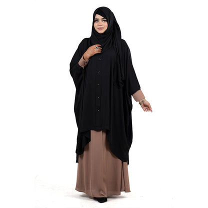 Malika Kaftan | Brown/Plum, Orange/Black, Plum/Rose & Black/Beige