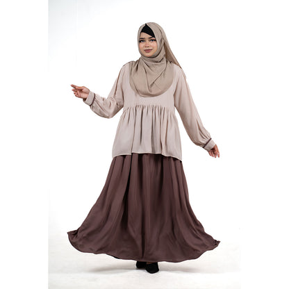 Abaya Muntazam | Lavender, Mocha Brown & Chocolate Brown