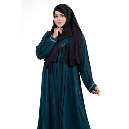 Meera Co-ords | Brown, Teal Green & Black