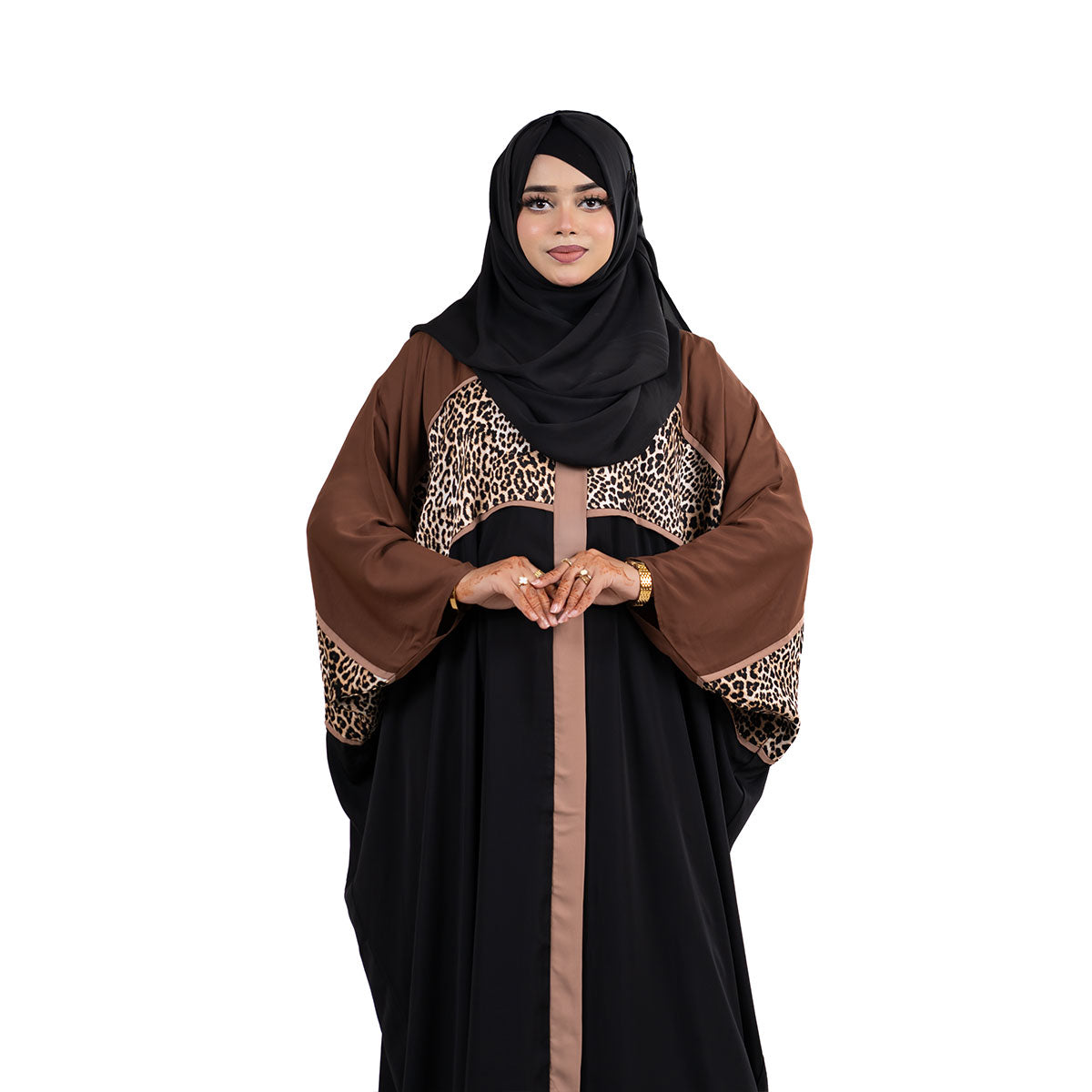 Noorina Kaftan |  Black, Mustard & Sage Green