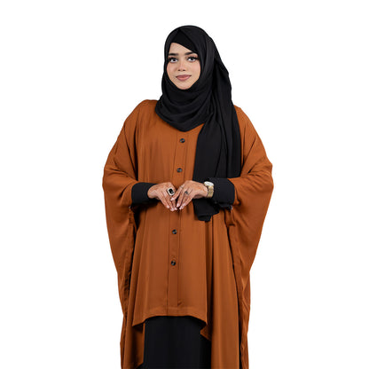 Malika Kaftan | Brown/Plum, Orange/Black, Plum/Rose & Black/Beige