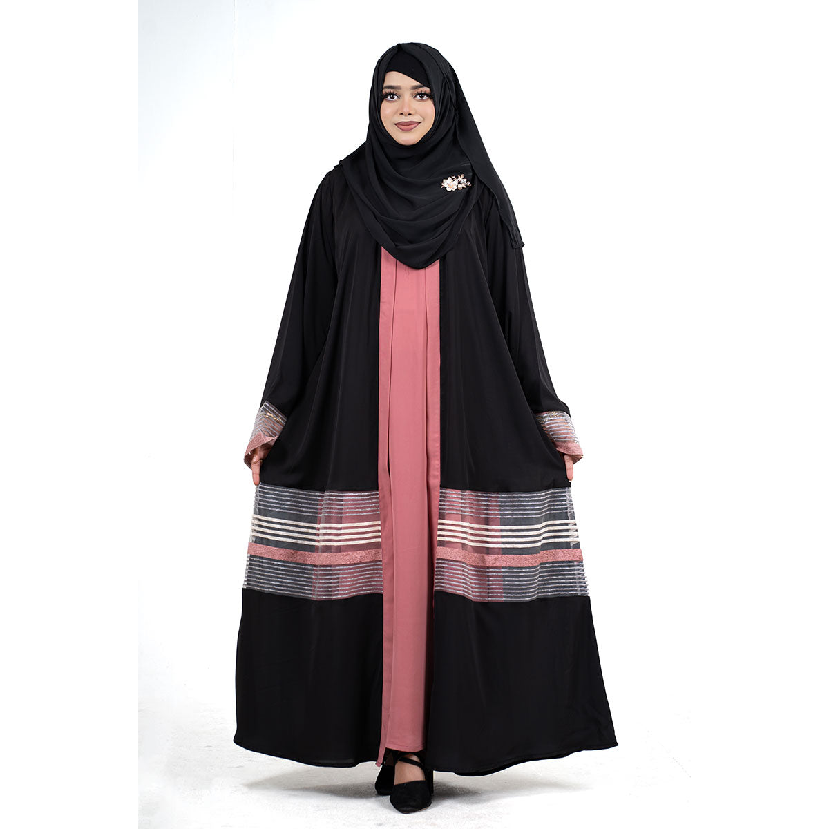Ameera Cover-up | Pink & Ash