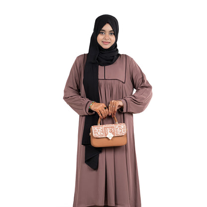 Meera Co-ords | Brown, Teal Green & Black