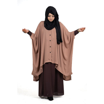 Malika Kaftan | Brown/Plum, Orange/Black, Plum/Rose & Black/Beige