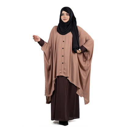 Malika Kaftan | Brown/Plum, Orange/Black, Plum/Rose & Black/Beige