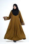 Afreen Gown |  Black, Brown & Mustard